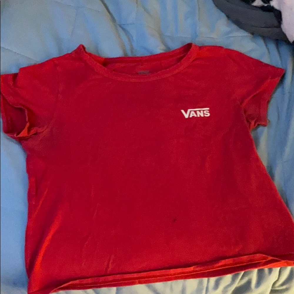Vans red shirt